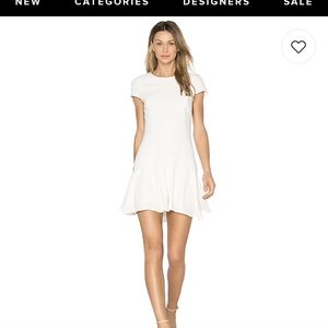 Amanda Uprichard Hudson Dress in Ivory